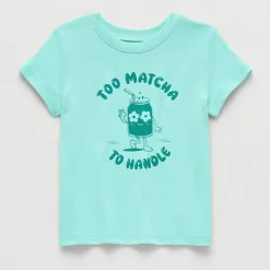Okie Dokie Toddler & Little Girls Round Neck Short Sleeve Regular Fit Graphic T-Shirt