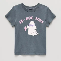 Okie Dokie Toddler & Little Girls Round Neck Short Sleeve Regular Fit Graphic T-Shirt