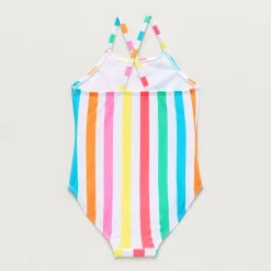Okie Dokie Toddler & Little Girls Striped Sleeveless One Piece Swimsuit