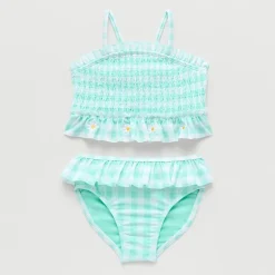 Okie Dokie Toddler & Little Girls Gingham 2-pc. Tankini Set
