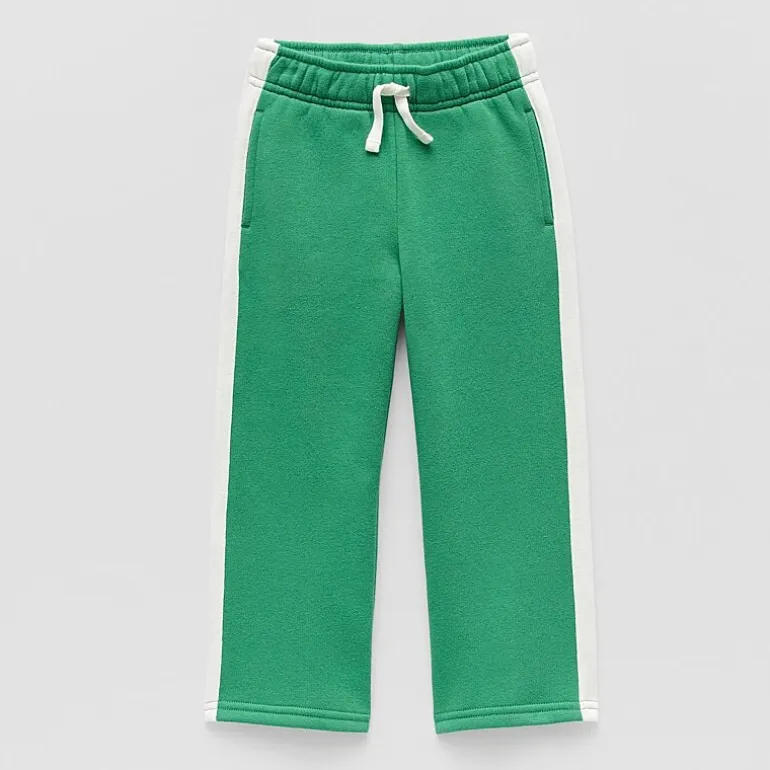 Okie Dokie Toddler & Little Unisex Wide Leg Regular Fit Fleece Pull-On Pant