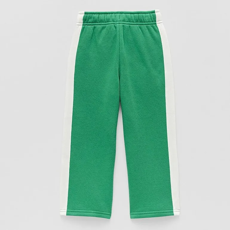 Okie Dokie Toddler & Little Unisex Wide Leg Regular Fit Fleece Pull-On Pant