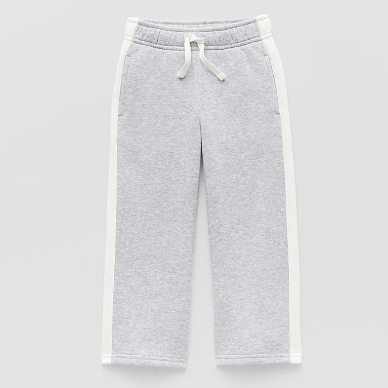 Okie Dokie Toddler & Little Unisex Wide Leg Regular Fit Fleece Pull-On Pant
