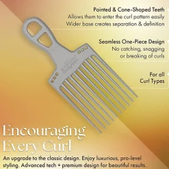Olivia Garden Curly Hair Pick Comb