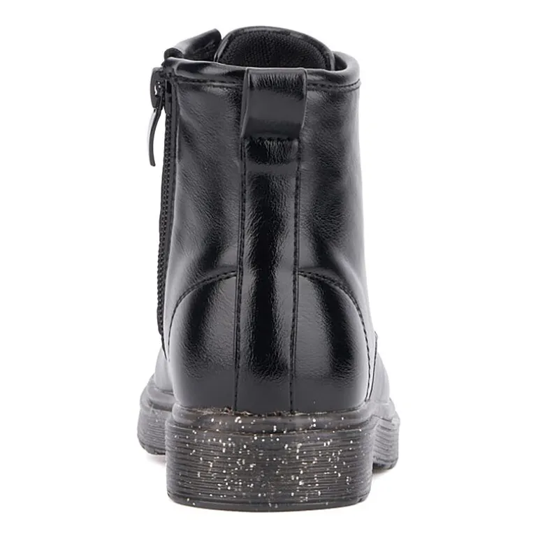Olivia Miller Toddler Girls Space Case Flat Heel Lace Up Boots