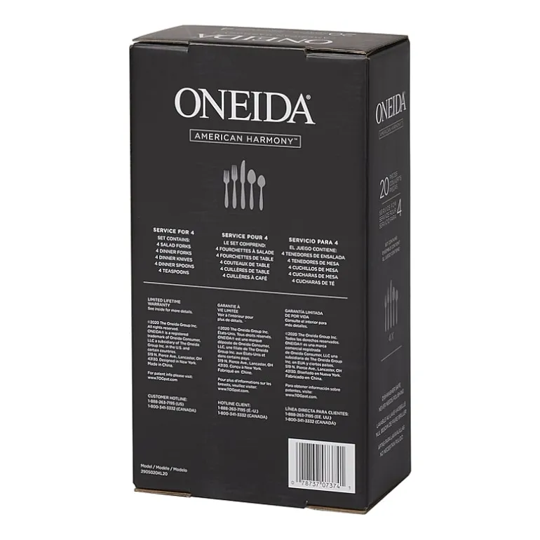 Oneida American Harmony 20-pc. Flatware Set