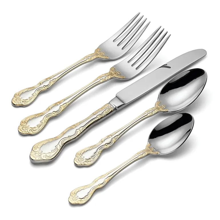 Oneida Golden Mandolina 45-pc. 18/10 Stainless Steel Flatware Set