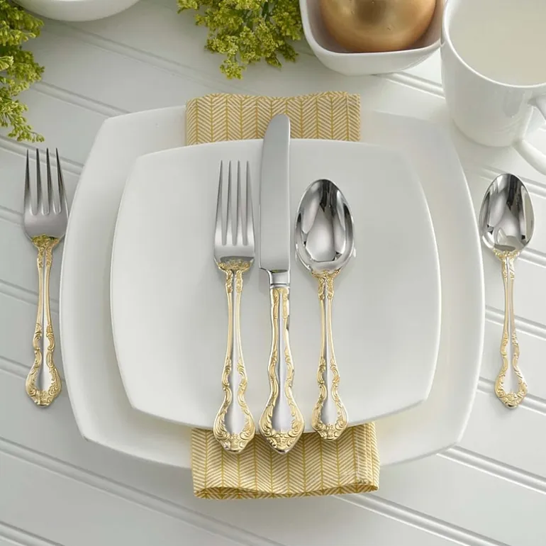 Oneida Golden Mandolina 45-pc. 18/10 Stainless Steel Flatware Set