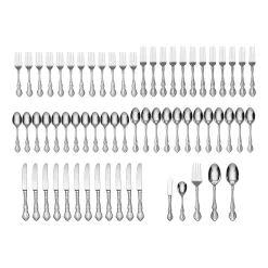 Oneida Mandolina 65-pc. 18/10 Stainless Steel Flatware Set