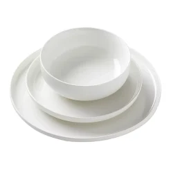 Oneida 24 Seven White 12-pc. Porcelain Dinnerware Set