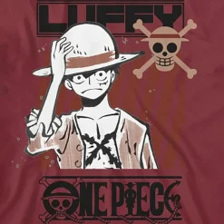 One Piece Little & Big Kid Boys Crew Neck Short Sleeve Regular Fit Graphic T-Shirt
