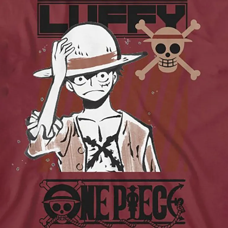 One Piece Little & Big Kid Boys Crew Neck Short Sleeve Regular Fit Graphic T-Shirt