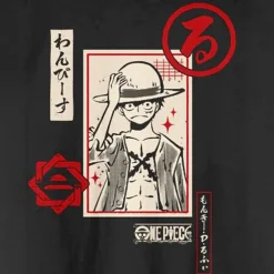One Piece Mens Crew Neck Short Sleeve Regular Fit Graphic T-Shirt