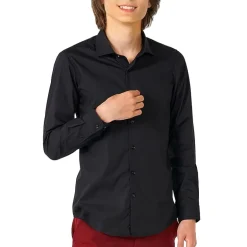 Opposuits Big Kid Boys Spread Collar Long Sleeve Dress Shirt