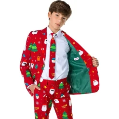 Opposuits Christmas Big Kid Boys 3-pc. Suit Set