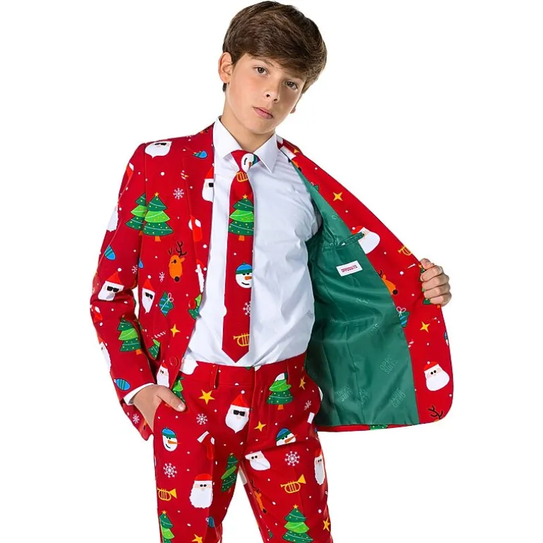 Opposuits Christmas Big Kid Boys 3-pc. Suit Set