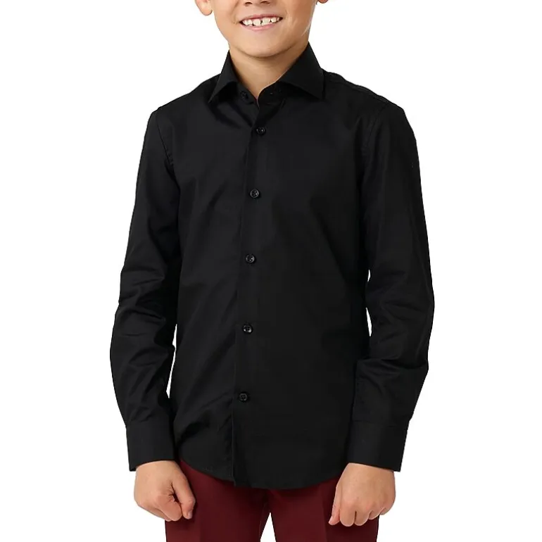 Opposuits Little Boys Spread Collar Long Sleeve Dress Shirt