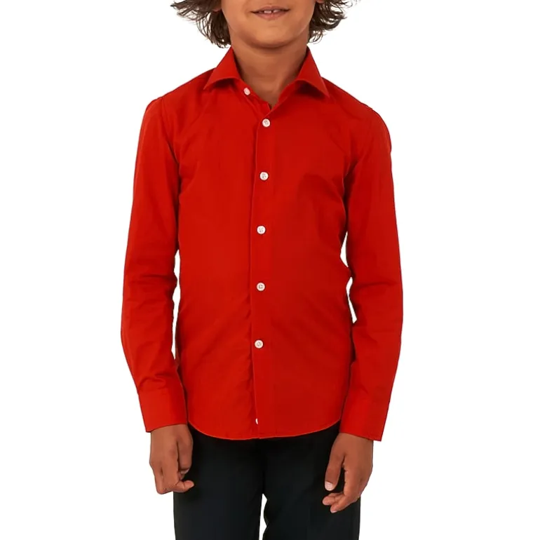 Opposuits Little Boys Spread Collar Long Sleeve Dress Shirt