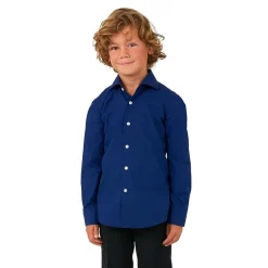 Opposuits Little Boys Spread Collar Long Sleeve Dress Shirt