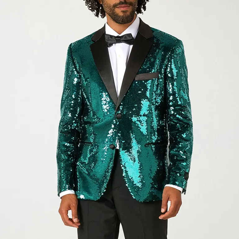 Opposuits Sequins Mens Slim Fit Blazer