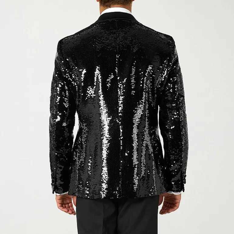 Opposuits Sequins Mens Slim Fit Blazer