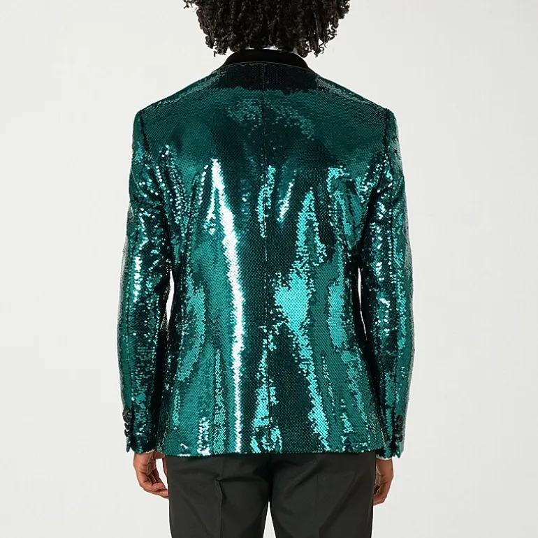 Opposuits Sequins Mens Slim Fit Blazer