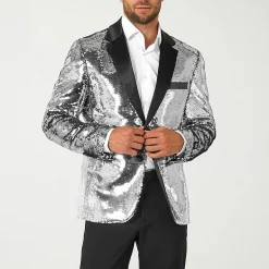 Opposuits Sequins Mens Slim Fit Blazer