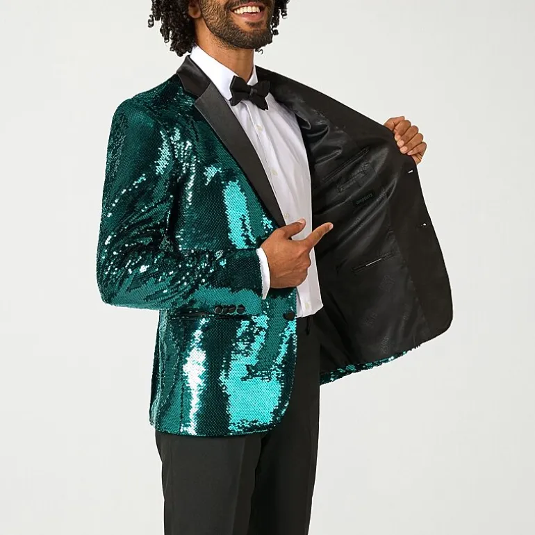 Opposuits Sequins Mens Slim Fit Blazer