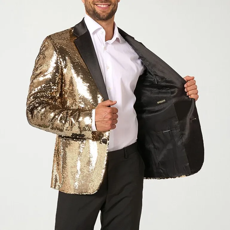 Opposuits Sequins Mens Slim Fit Blazer
