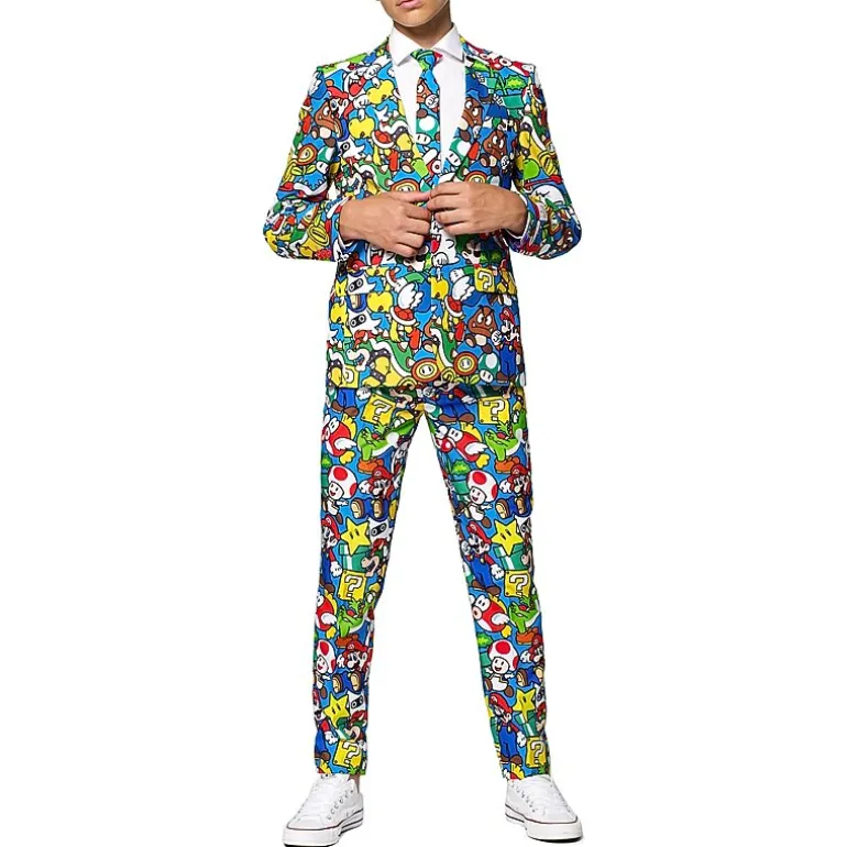Opposuits Super Mario Big Kid Boys 3-pc. Suit Set