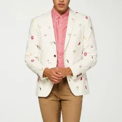 Opposuits Tropical Embroidered Mens Slim Fit Blazer