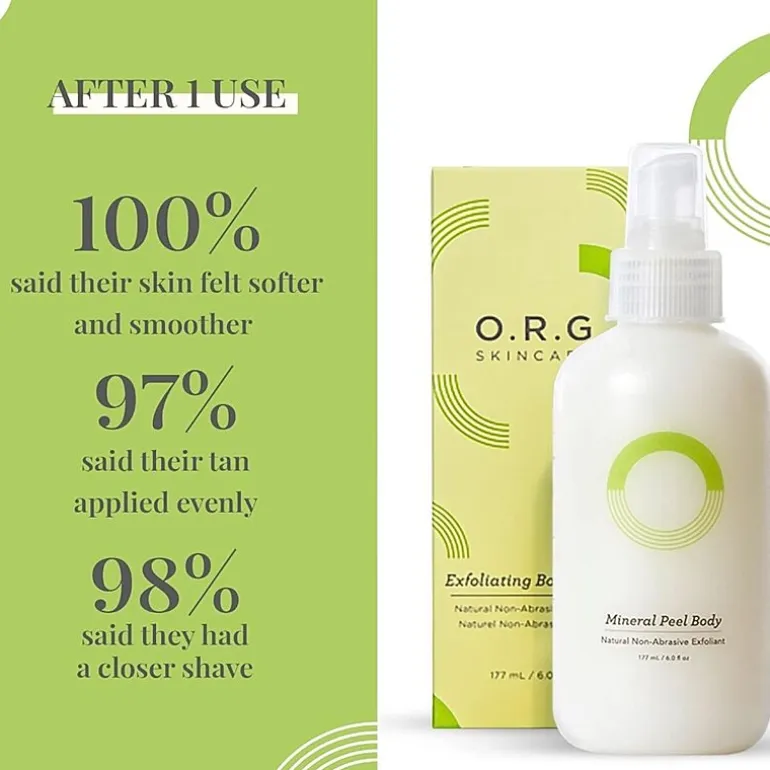 O.R.G. Skincare Organic Mineral Peel Body