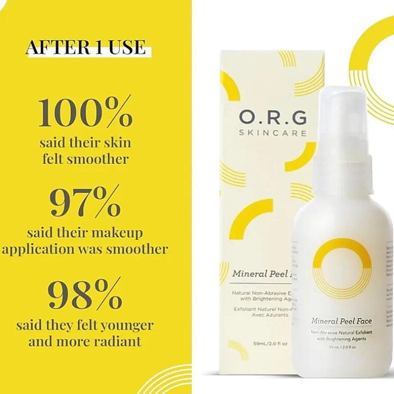 O.R.G. Skincare Organic Mineral Peel Face