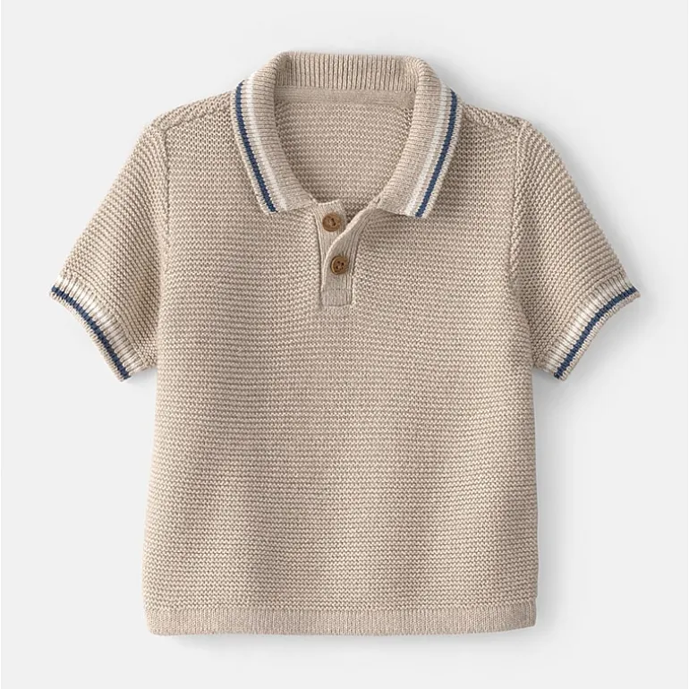 Oshkosh Baby Boys Short Sleeve Regular Fit Polo Shirt