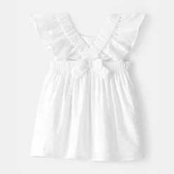 Oshkosh Baby Girls Short Sleeve Ruffled Sundress