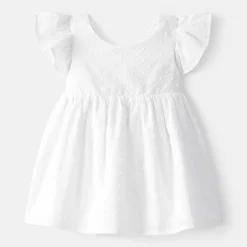 Oshkosh Baby Girls Short Sleeve Ruffled Sundress