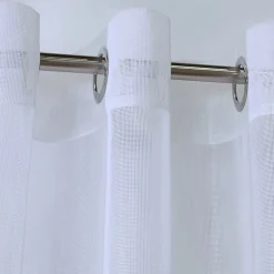Outdoor Decor No Se'Em Grommet Top Sheer Single Outdoor Curtain Panel