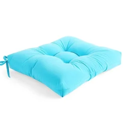 Outdoor Oasis Horizon Turquoise Patio Seat Cushion