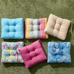 Outdoor Oasis Light Beige Patio Seat Cushion