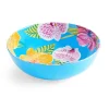 Outdoor Oasis Orchid Print 4-pc. Melamine Pasta Bowl