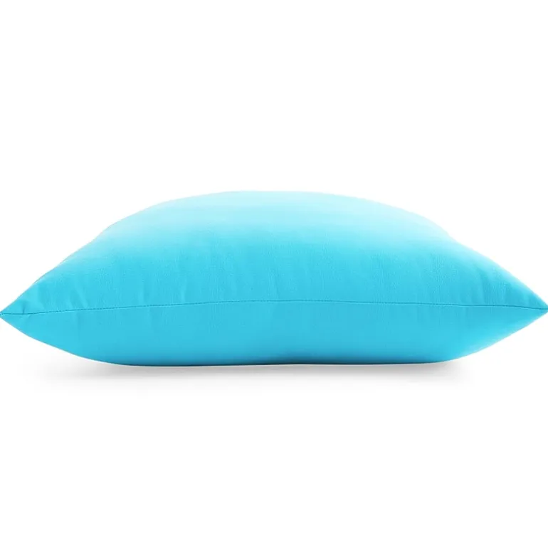 Outdoor Oasis 20"X 20" Horizon Turquoise Square Throw Pillow