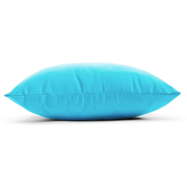 Outdoor Oasis 20"X 20" Horizon Turquoise Square Throw Pillow