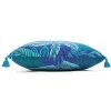 Outdoor Oasis 20"X 20" Tropical Print Square Throw Pillow