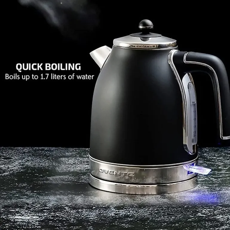 Ovente 1.7 Litre Tea Stainless Steel Electric Kettle