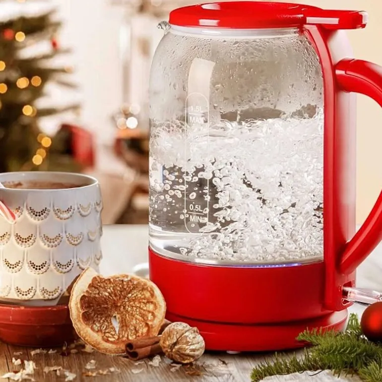 Ovente 1.5 Litre With Prontofill Stainless Steel Electric Kettle