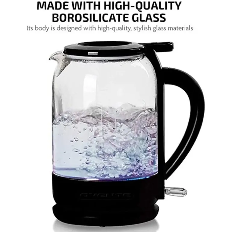 Ovente 1.5 Litre With Prontofill Stainless Steel Electric Kettle