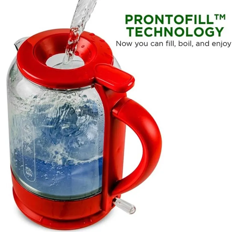 Ovente 1.5 Litre With Prontofill Stainless Steel Electric Kettle
