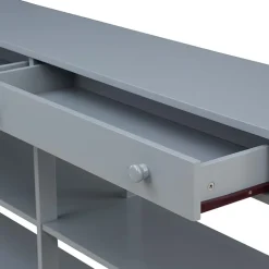 Oxford 2-Drawer Storage Console Table with Shelves