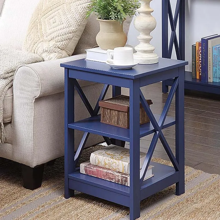 Oxford End Table with Shelves