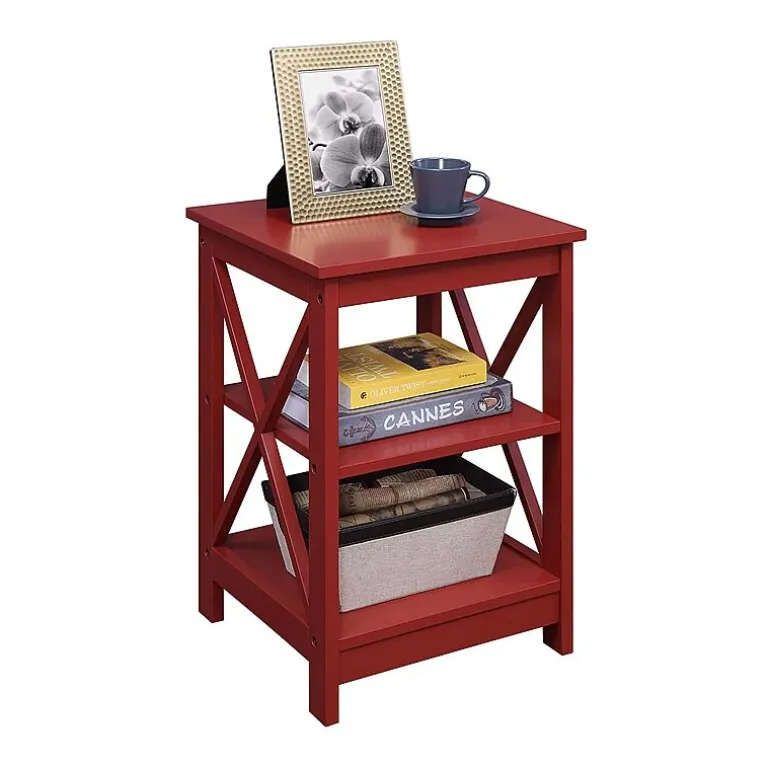 Oxford End Table with Shelves